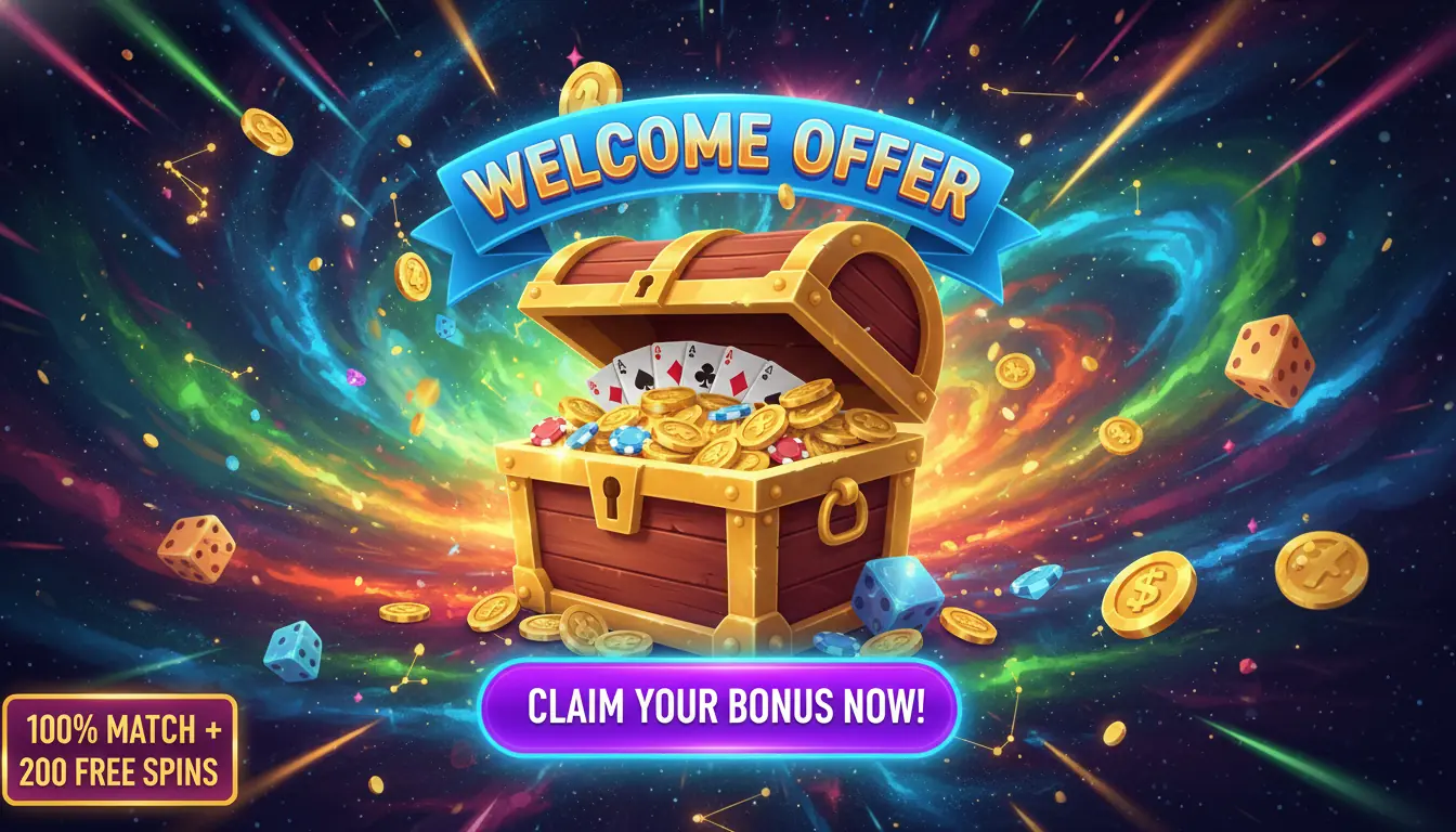 Comic Play casino welcome offer